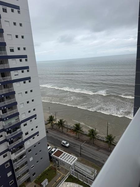 Vista do mar a partir da varanda do Ap 126, Torre B
